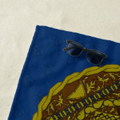 Capricorn Mandala Beach Towel Strandlaken (In situ)