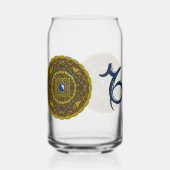 Capricorn Mandala Blikvorm Glas (Achterkant)