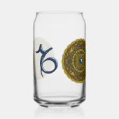 Capricorn Mandala Blikvorm Glas (Links)