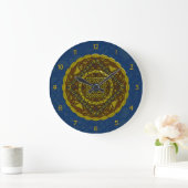 Capricorn Mandala Clock Grote Klok (Huis)