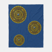 Capricorn Mandala Fleece Blanket Deken (Voorkant)