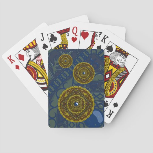Capricorn Mandala Klassieke speelkaarten (Achterkant)