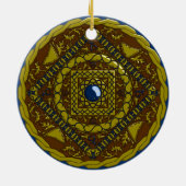 Capricorn Mandala Ornament (Achterkant)