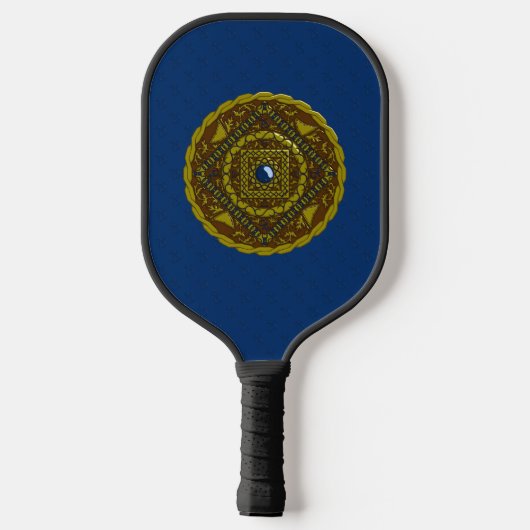 Capricorn Mandala Pickleball Paddle (Achterkant)