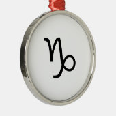 Capricorn Metalen Ornament (Rechts)