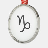 Capricorn Metalen Ornament (Links)