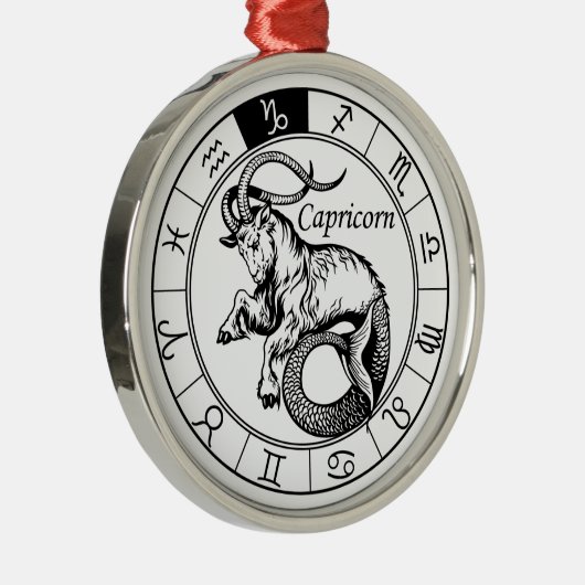 capricorn metalen ornament (Rechts)