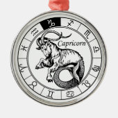 capricorn metalen ornament (Voorkant)