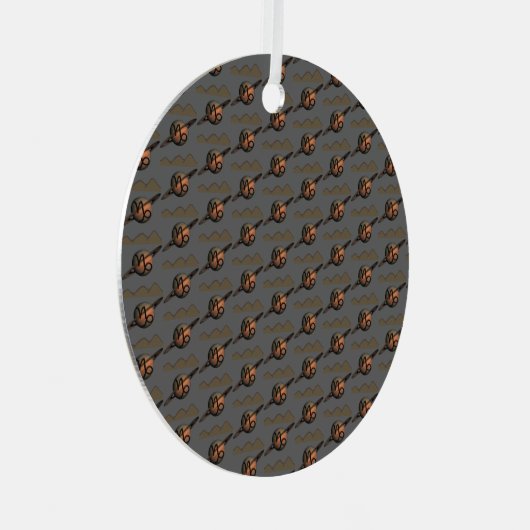 Capricorn Metalen Ornament (Voorkant Rechts)