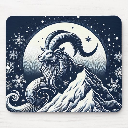 Capricorn - Mousepad Muismat (Voorkant)
