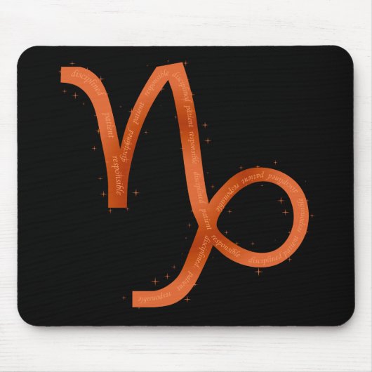 Capricorn Mousepad Muismat (Voorkant)