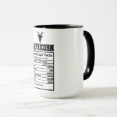 Capricorn Nutritional Facts Mok (Voorkant rechts)