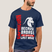 Capricorn omdat de naam van de looppas t-shirt (Voorkant)