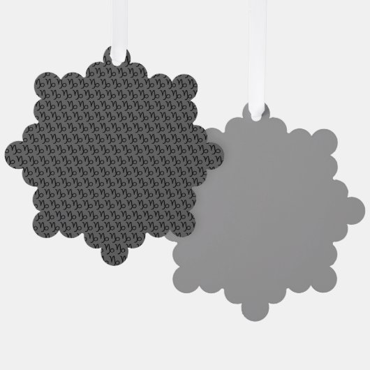 Capricorn Ornament Kaart (Voorkant / Achterkant)