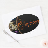 Capricorn Ovale Sticker (Envelop)