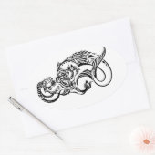 capricorn ovale sticker (Envelop)