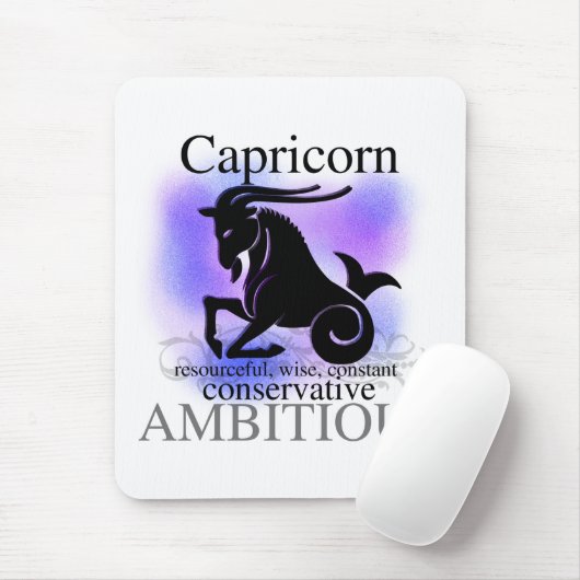 Capricorn over jou Mousepad Muismat (Met muis)