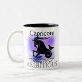 Capricorn over jou tweekleurige koffiemok (Links)