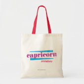 Capricorn Paars Tote Bag (Voorkant)