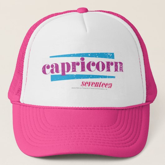 Capricorn Paars Trucker Pet (Voorkant)