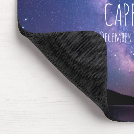 Capricorn | Personalized Zodiac Constellation Muismat (Hoek)