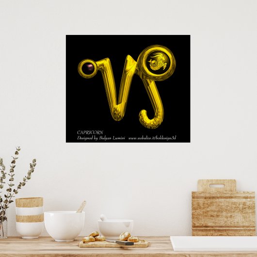 CAPRICORN POSTER (Keuken)