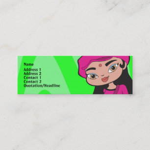 Capricorn-profielkaart Mini Visitekaartje