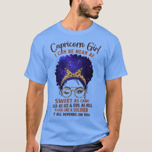 Capricorn Queen sweet as Snoep Birthday Gift for B T-shirt