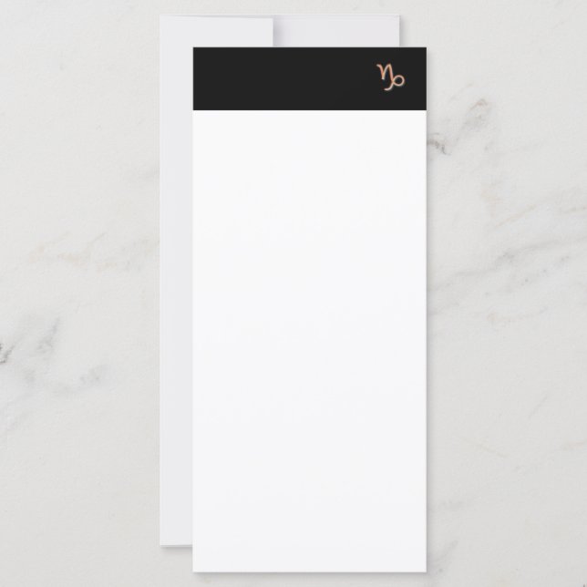 Capricorn Rack Kaart (Voorkant)