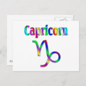 Capricorn Rainbow Briefkaart (Voorkant / Achterkant)