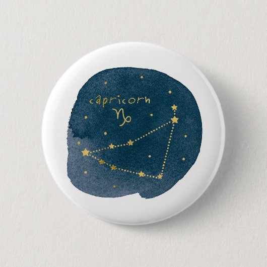 Capricorn Ronde Button 5,7 Cm (Voorkant)