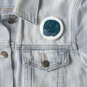 Capricorn Ronde Button 5,7 Cm