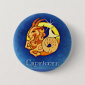 Capricorn Ronde Button 5,7 Cm (Voorkant)