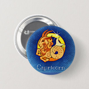 Capricorn Ronde Button 5,7 Cm