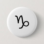 Capricorn Ronde Button 5,7 Cm (Voorkant)