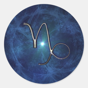 Capricorn Ronde Sticker