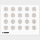 Capricorn Ronde Sticker (Vel)