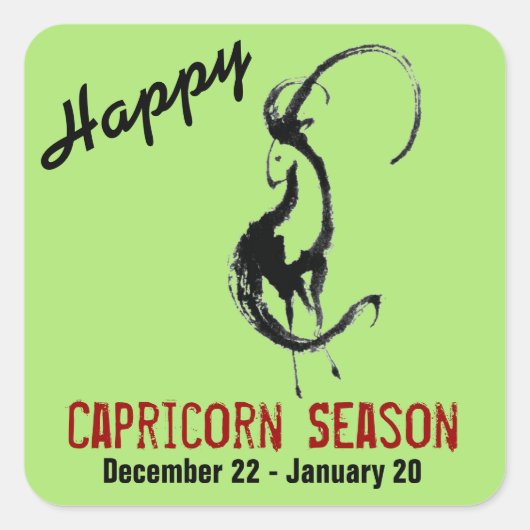 Capricorn Season Stickers (Voorkant)