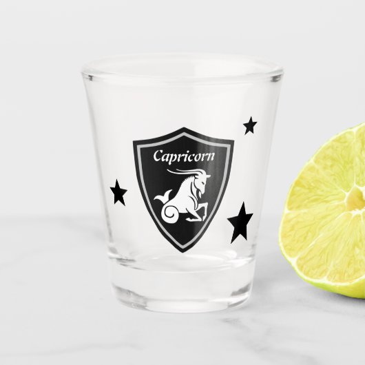 Capricorn Shot Glas (Voorkant)