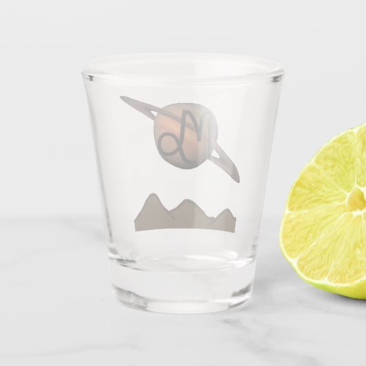 Capricorn Shot Glas (Achterkant)