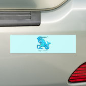 Capricorn Sign Bumpersticker (Op auto)