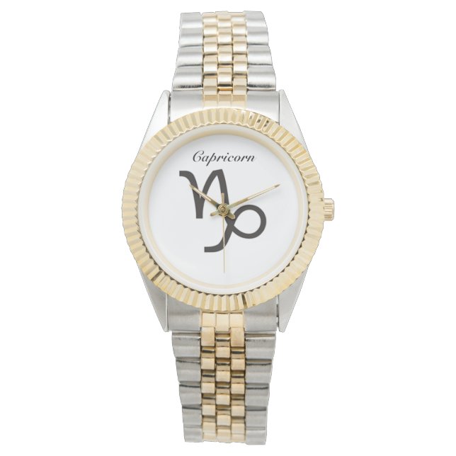 Capricorn Sign of the Zodiac. Dames kijken... Horloge (Voorkant)