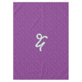 Capricorn Sign on Fuchsia Digital Camouflage Tafelkleed (Voorkant)