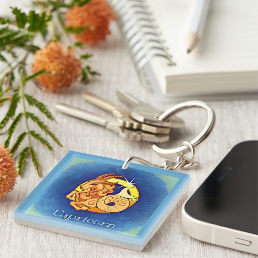 Capricorn Sleutelhanger (Voorkant Rechts)