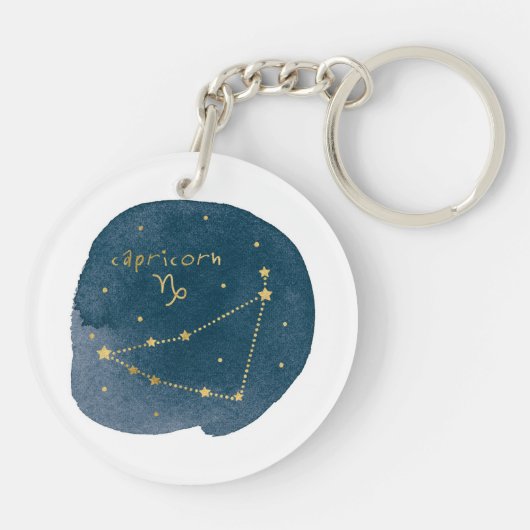 Capricorn Sleutelhanger (Achterkant)