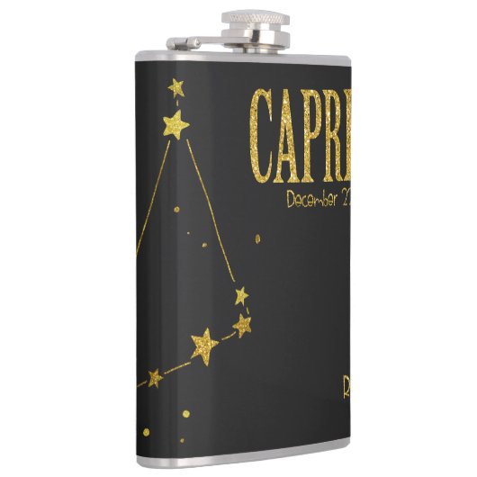 Capricorn Star Sign Heupfles (Rechts)