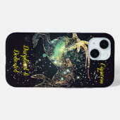 Capricorn star-teken Case-Mate iPhone case (Achterkant (horizontaal))