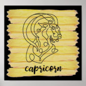 Capricorn Star-teken Poster (Voorkant)
