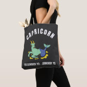 Capricorn star-teken tote bag (Dichtbij)