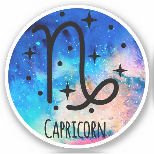 Capricorn Sticker (Voorkant)